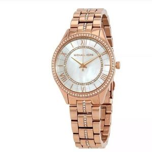 Michael Kors Lauryn Crystal Mother of Pearl Dial